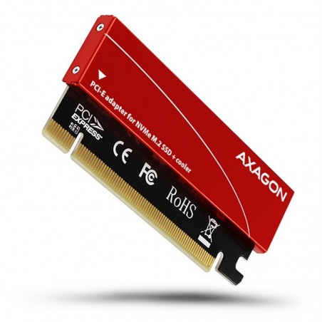 AXAGON PCEM2-S, PCIe x16 - M.2 NVMe M-key